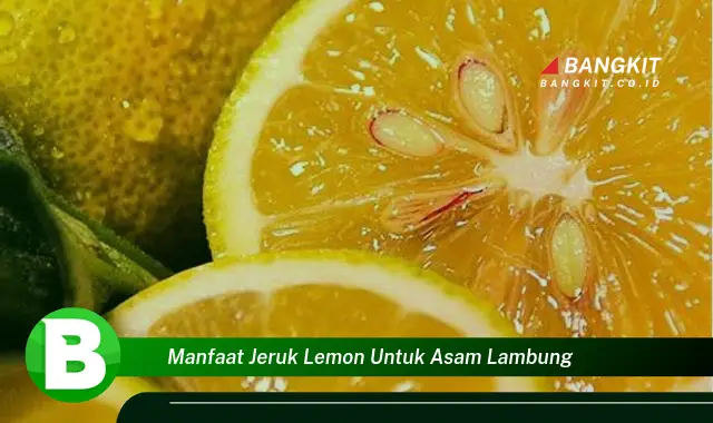 Ketahui Manfaat Jeruk Lemon untuk Asam Lambung yang Wajib Kamu Tau