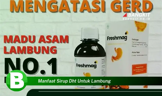 Temukan Manfaat Sirup DHT untuk Lambung yang Wajib Kamu Intip