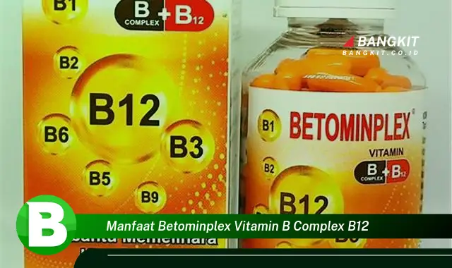 Temukan Manfaat Betominplex Vitamin B Complex B12 yang Bikin Kamu Penasaran