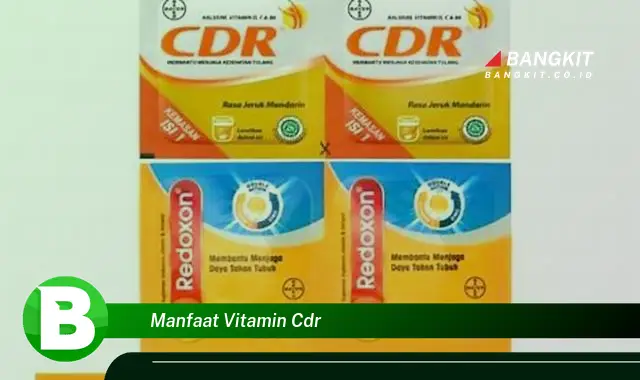 Intip Manfaat Vitamin CDR yang Wajib Kamu Intip!