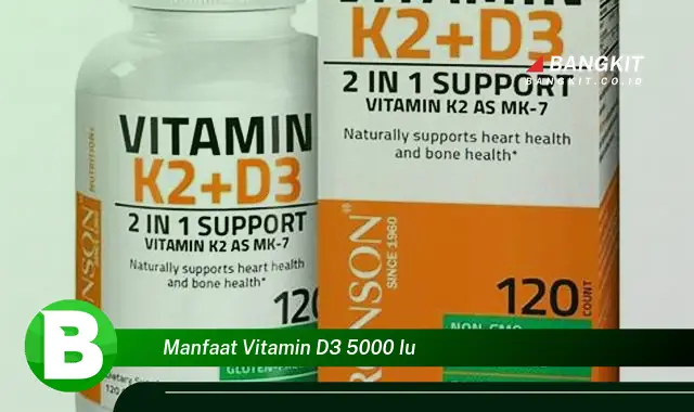 Intip Manfaat Vitamin D3 5000 IU yang Wajib Kamu Intip