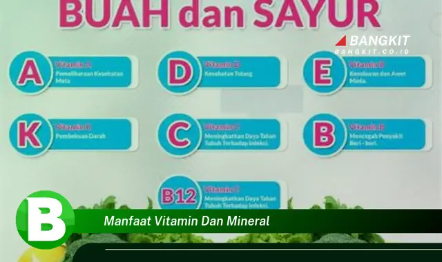 Intip Manfaat Vitamin dan Mineral yang Bikin Kamu Penasaran