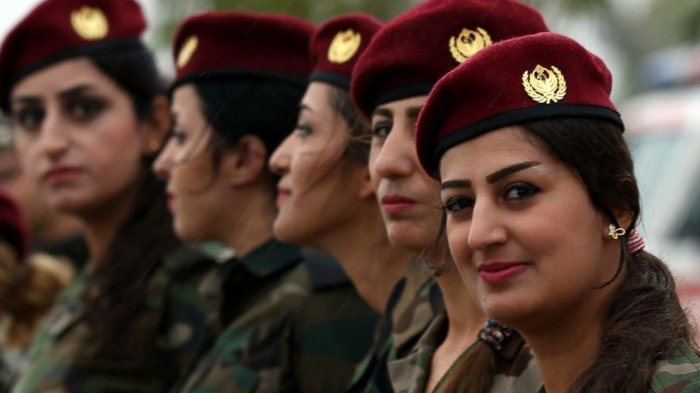 Pasukan Wanita Kurdi Yang Cantik Aduhai Gemesin