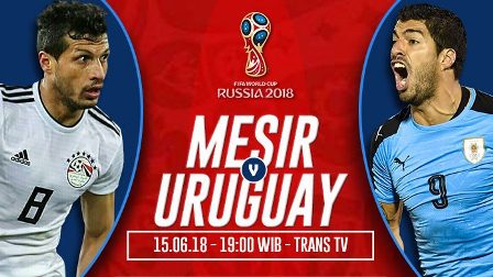 Nonton Mesir vs Uruguay TransTV Live Streaming