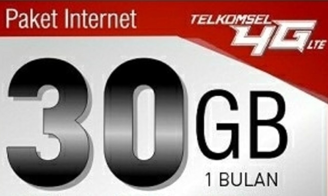 Paket Internet Telkomsel 30Gb Cuma 10 Rb