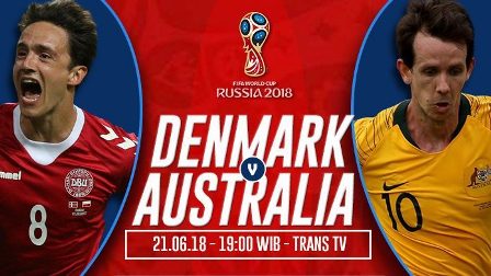 Prediksi Denmark vs Australia, Nonton Langsung Di Trans TV