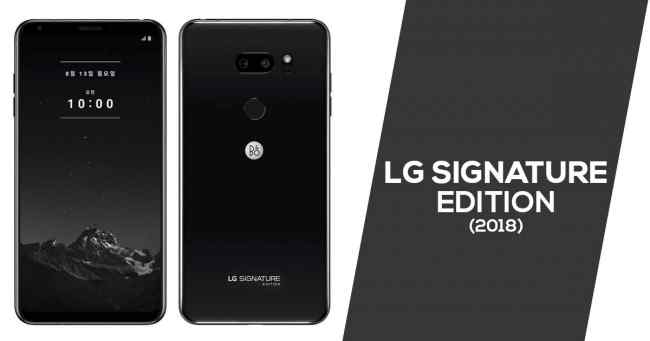 Desain dan Spesifikasi LG Signature Edition