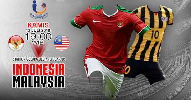 Nonton Malaysia vs Indonesia, TV Online Indosiar 19.00wib
