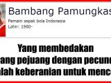39 Kata Kata Bijak Bambang Pamungkas 39 Kata Kata Bijak Bambang Pamungkas