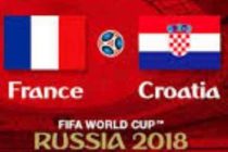 Kroasia, Prancis Juara Piala Dunia 2018