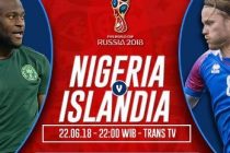 Prediksi Nigeria vs Islandia, Nonton Live Streaming Trans TV Disini