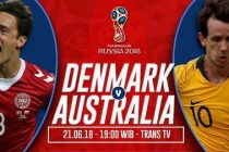 Prediksi Denmark vs Australia, Nonton Langsung Di Trans TV