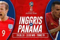Prediksi Inggris vs Panama, Nonton Bareng Live Streaming TV