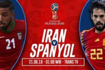 Prediksi Iran vs Spanyol, Tempat Nonton Bola TransTV Live Streaming
